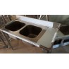 Plonge en inox neuve