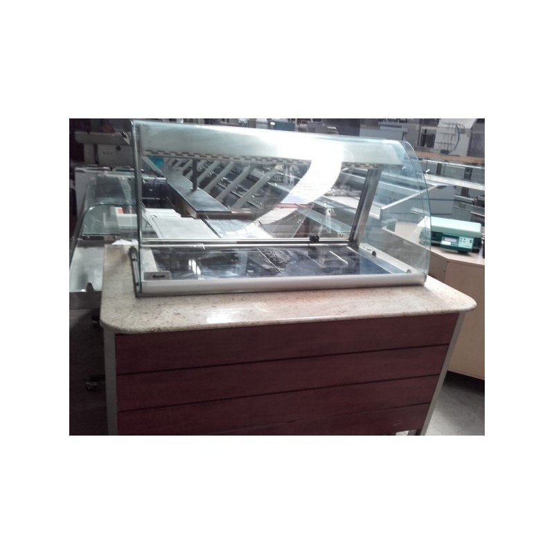 Vitrine chaude d'exposition