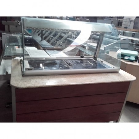 Vitrine chaude d'exposition