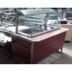 Vitrine chaude d'exposition