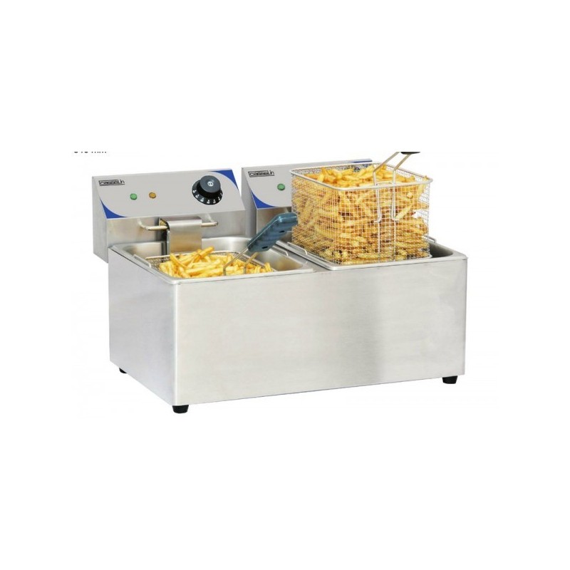 Friteuse électrique 2x8L