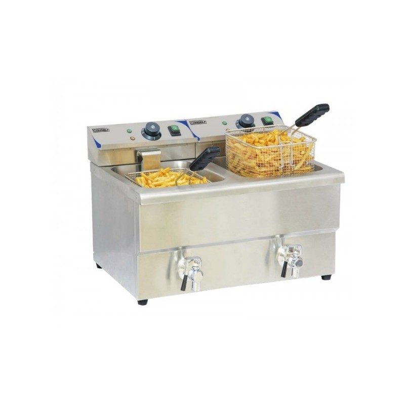 Friteuse électrique 2x8L