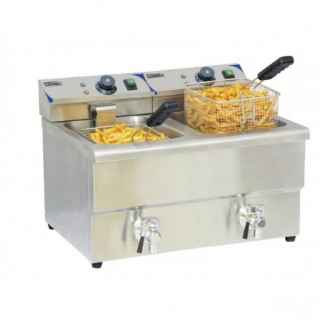 Friteuse électrique 2x8L