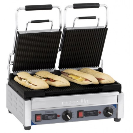 Grill panini double