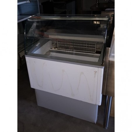 Vitrine à glace sur roulettes