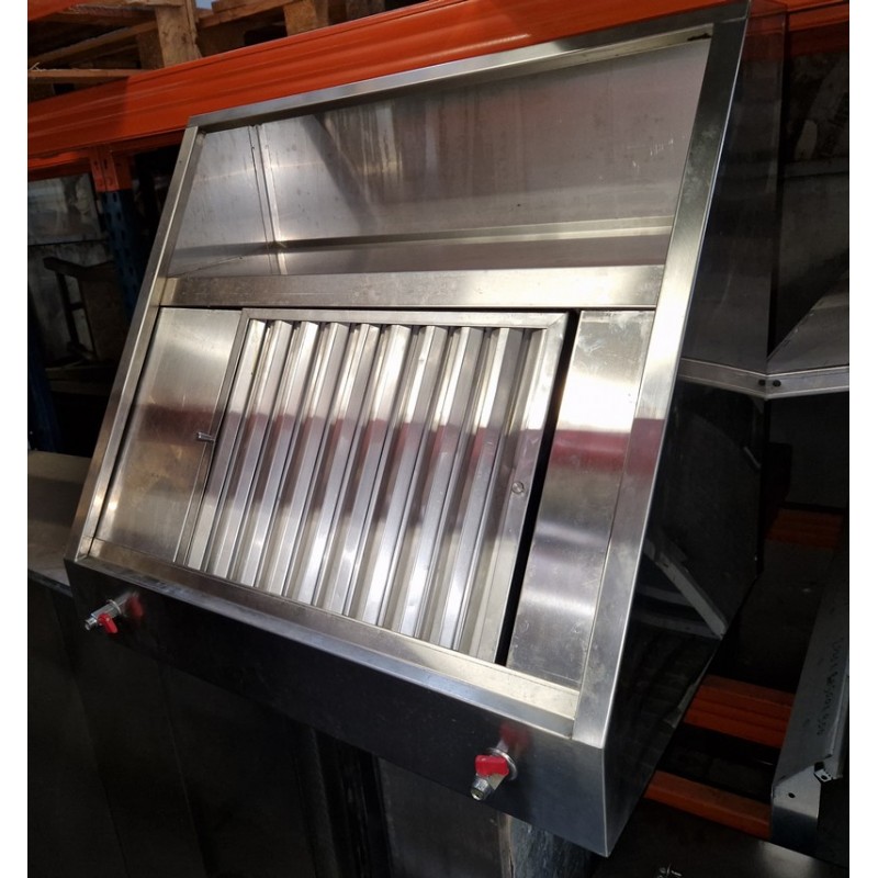 Hotte inox compacte sans moteur