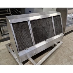 Hotte inox compacte sans moteur