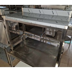 Table inox 120 cm