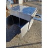 Meuble inox sur roulettes