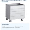 Chariot de manutention blanchisserie 313L