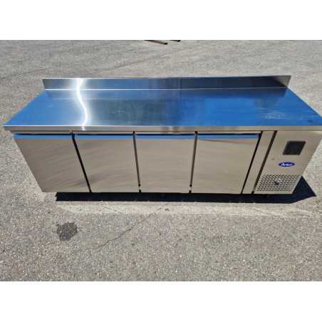 Tour inox 4 portes GN 1/1 positif avec dosseret