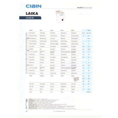 Groupe frigorifique monobloc Cibin pour chambre négative