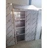 Placard inox 120cm portes coulissantes