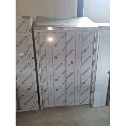 Placard inox 120cm portes coulissantes