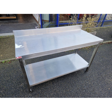 Table inox 140 cm