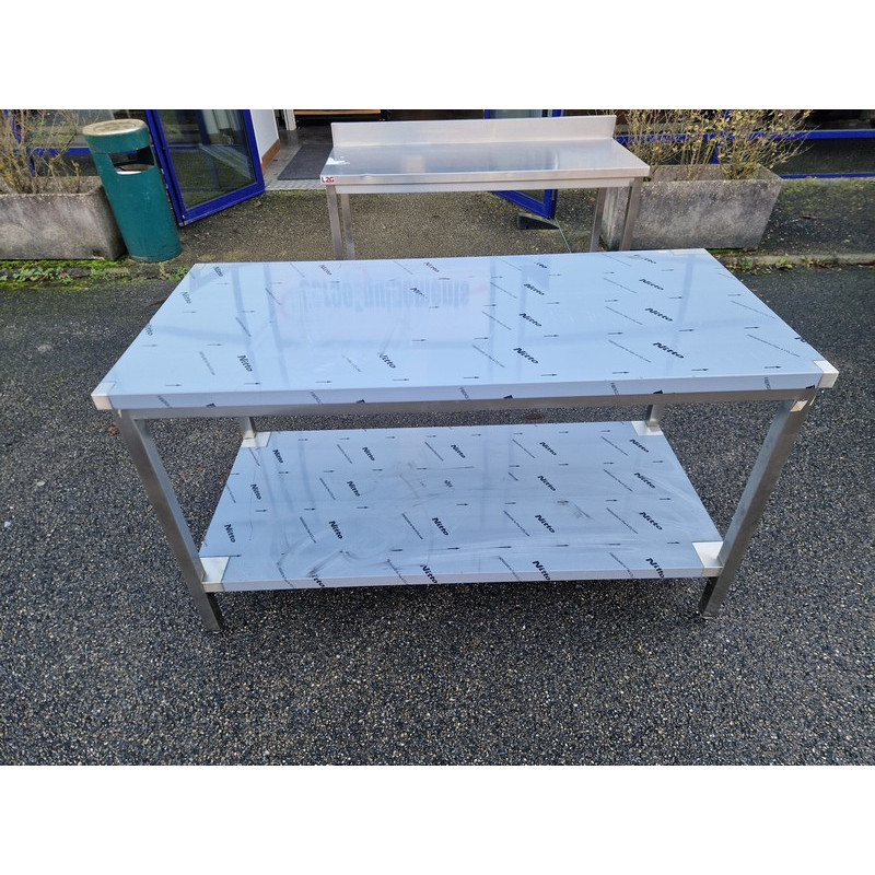 Table inox 150 cm