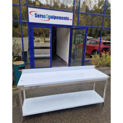 Table inox 200 cm