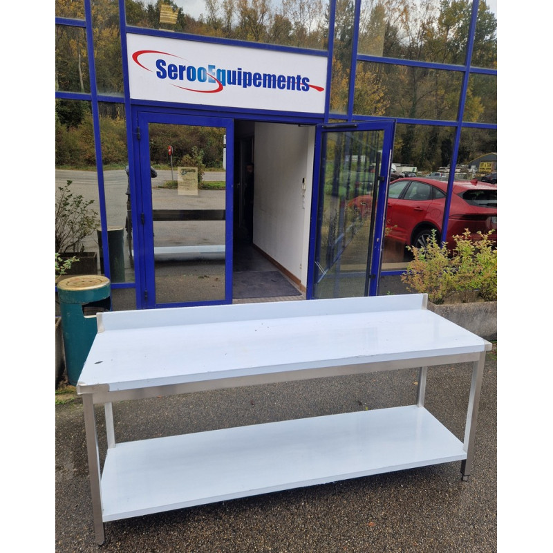 Table inox 200 cm
