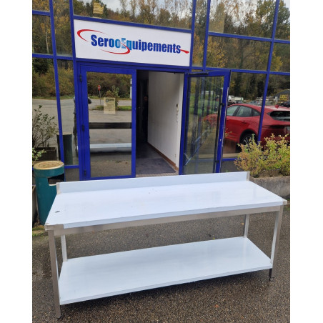 Table inox 200 cm
