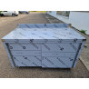 Meuble bas inox 1m40