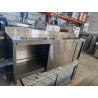 Meuble bas inox 2m