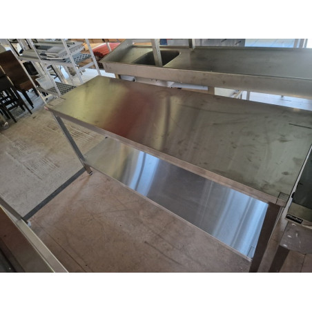 Table inox 160 cm
