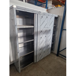 Armoire inox 200cm portes coulissantes