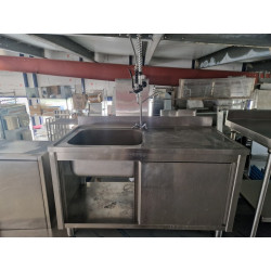 Plonge inox 1 bac 1...