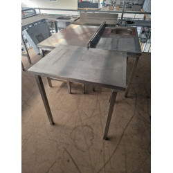 Table inox 90 cm