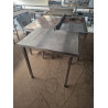 Table inox 90 cm