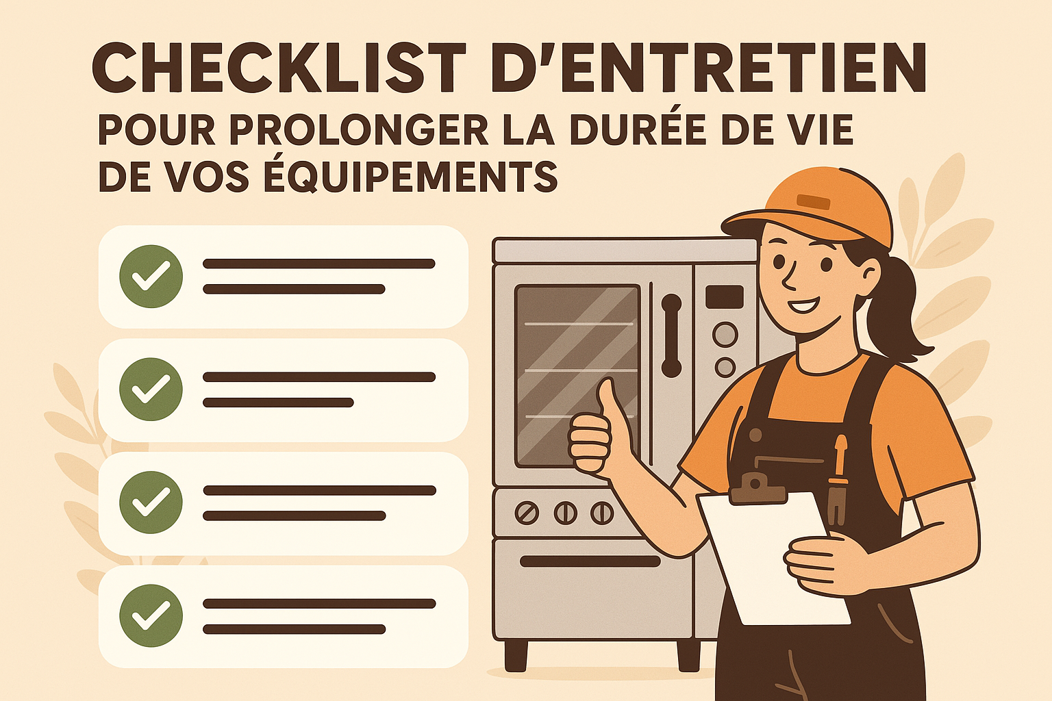 entretien materiel