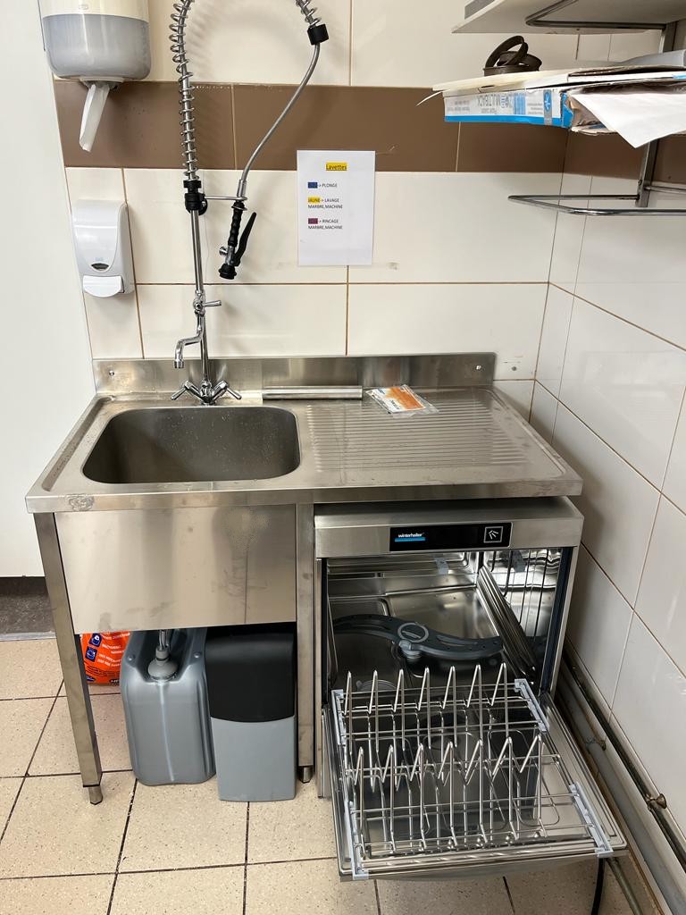 Vente et installation plonge et lave vaisselle pour boulangerie, CHR, restaurant à Grenoble