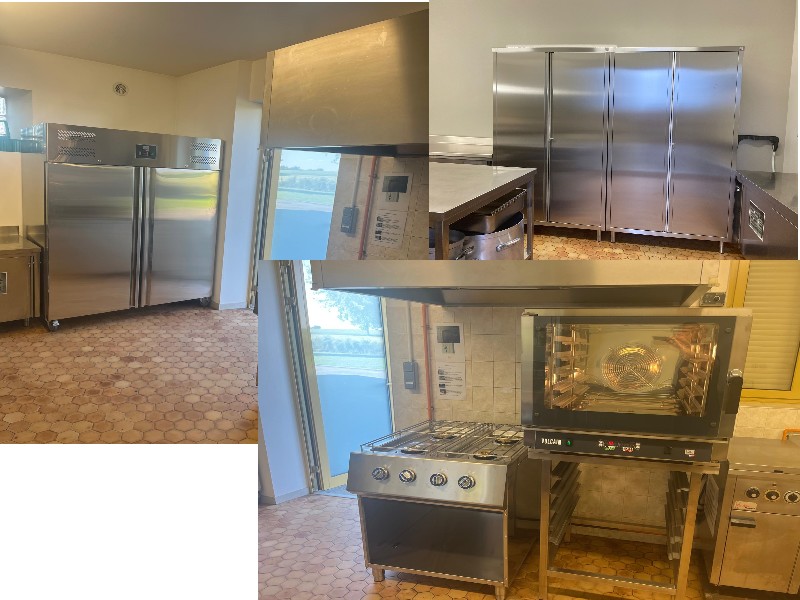 Vente et installation matériel de cuisine pour collectivité et salles des fêtes